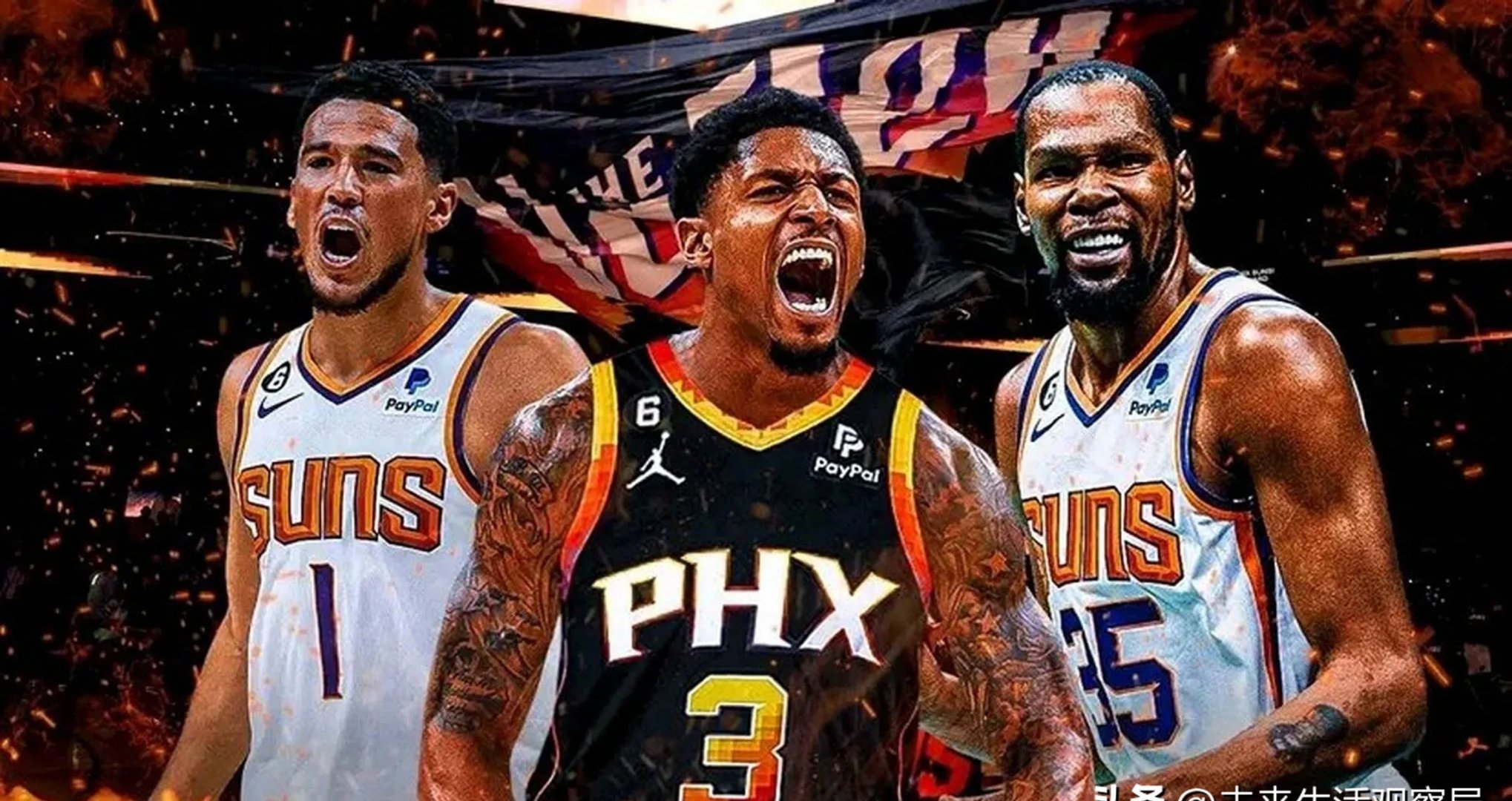 关于太阳队崭露头角充满信心向前冲的信息